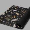 cosmic drifters earth witch yoga mat rolled