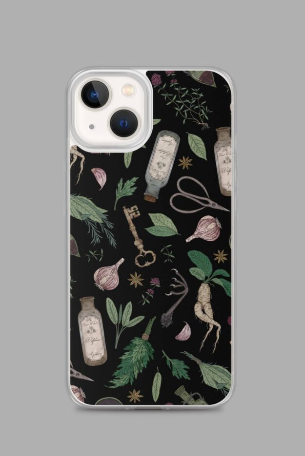 cosmic drifters forest witch clear case for iphone iphone 13 case on phone 64e3654b13b1a
