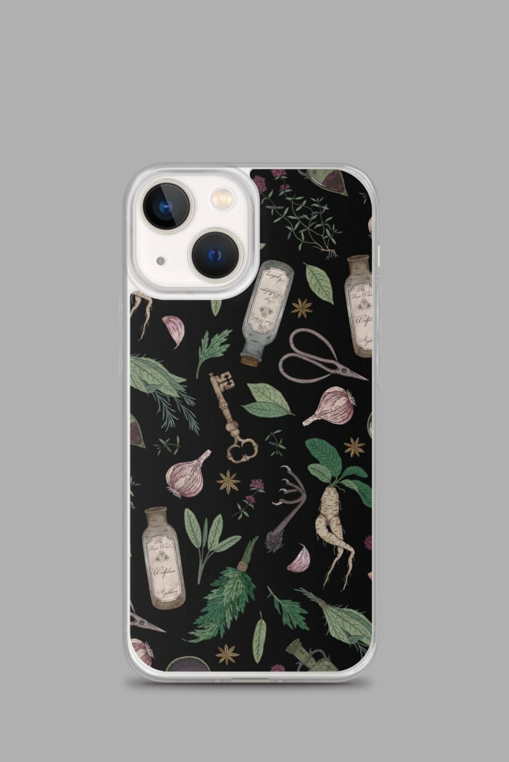 cosmic drifters forest witch clear case for iphone iphone 13 mini case on phone 64e3654b13a5a