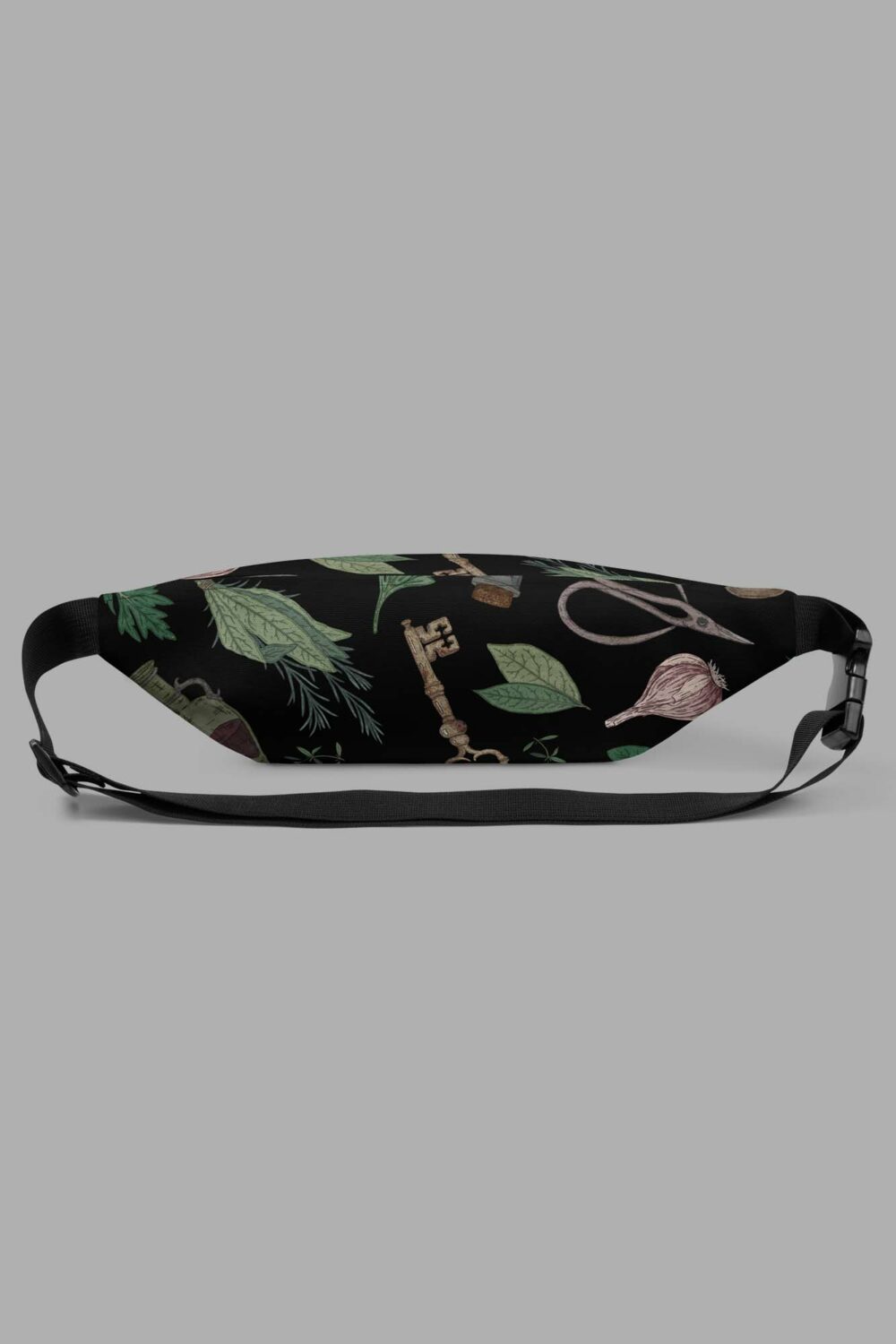 cosmic drifters forest witch print fanny pack back