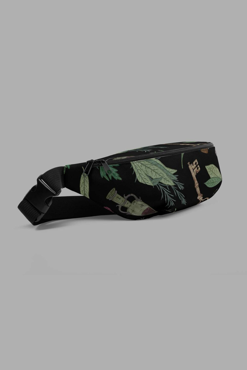 cosmic drifters forest witch print fanny pack side