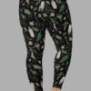 cosmic drifters forest witch print plus size leggings back