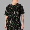cosmic drifters forest witch print t shirt dress front