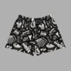 cosmic drifters fungalis print athletic shorts back