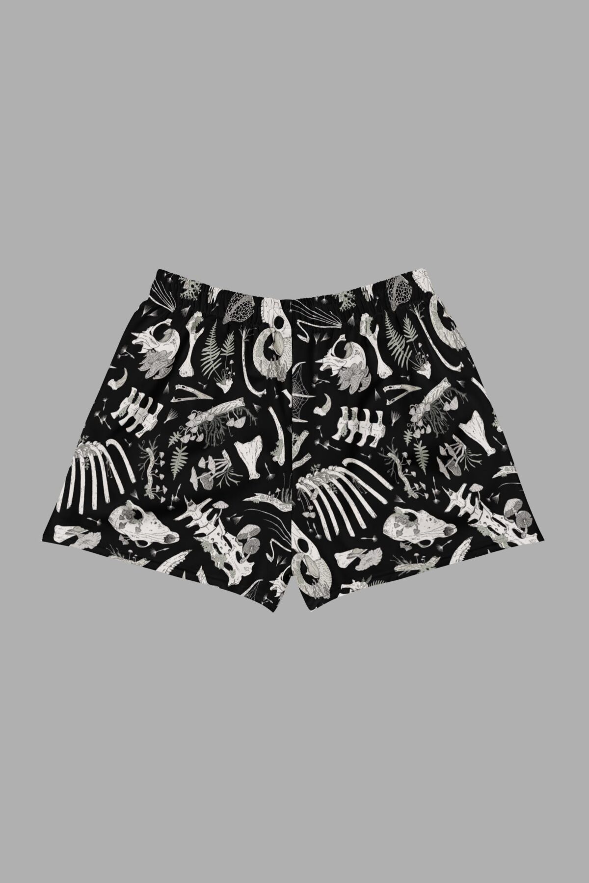 cosmic drifters fungalis print athletic shorts back