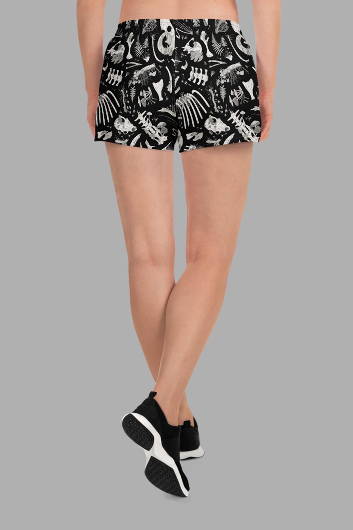 cosmic drifters fungalis print athletic shorts back2