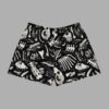 cosmic drifters fungalis print athletic shorts front