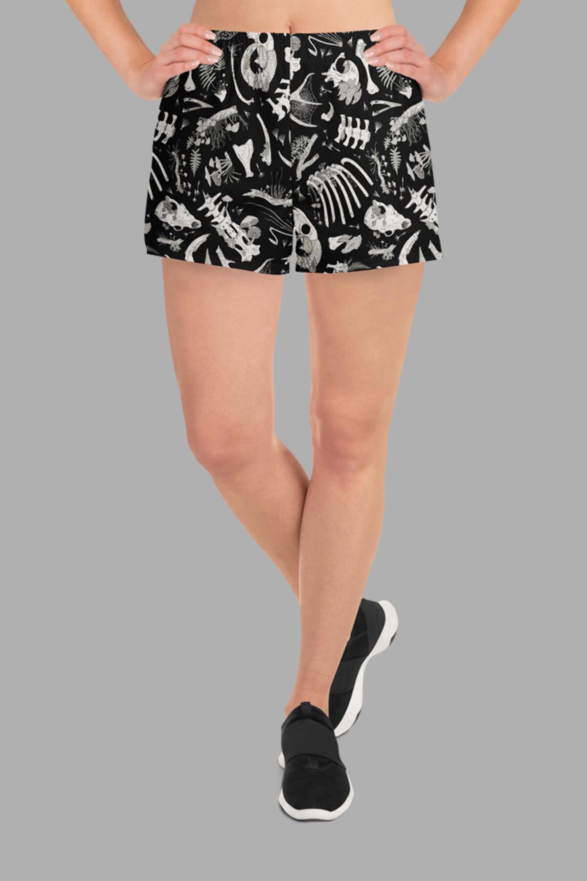 cosmic drifters fungalis print athletic shorts front2