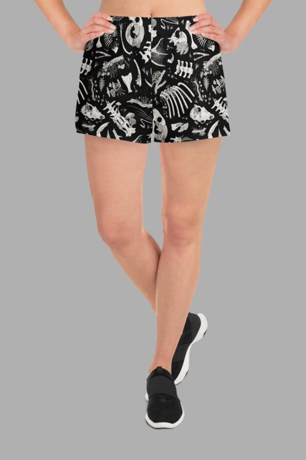 cosmic drifters fungalis print athletic shorts front2