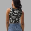 cosmic drifters fungalis print crop top back