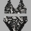 cosmic drifters fungalis print high waist bikini front2