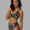 cosmic drifters fungalis print high waist bikini side