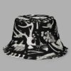 cosmic drifters fungalis print reversible bucket hat