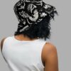 cosmic drifters fungalis print reversible bucket hat back