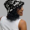 cosmic drifters fungalis print reversible bucket hat side