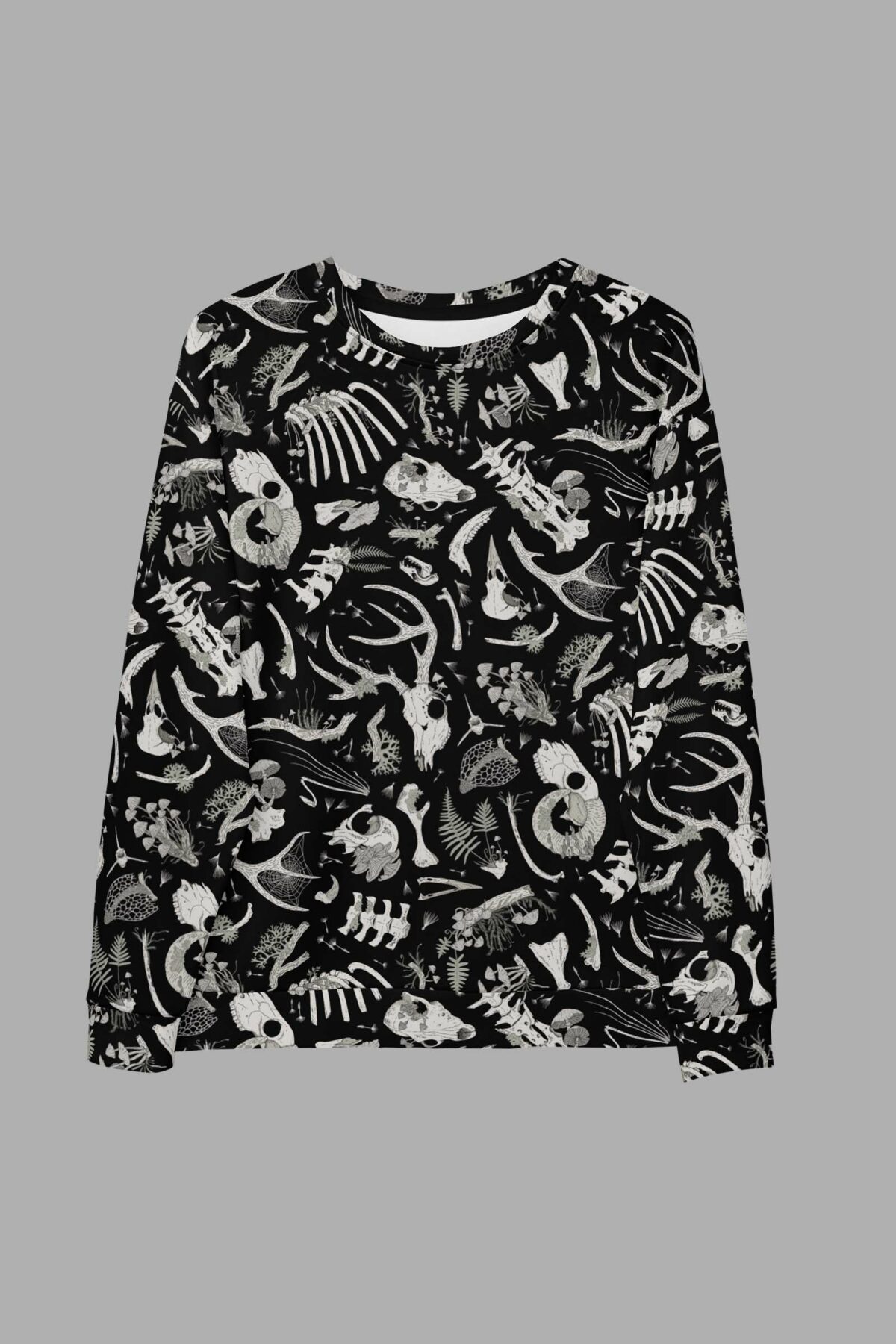 cosmic drifters fungalis print sweater front 2