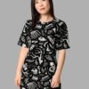 fungalis print t shirt dress