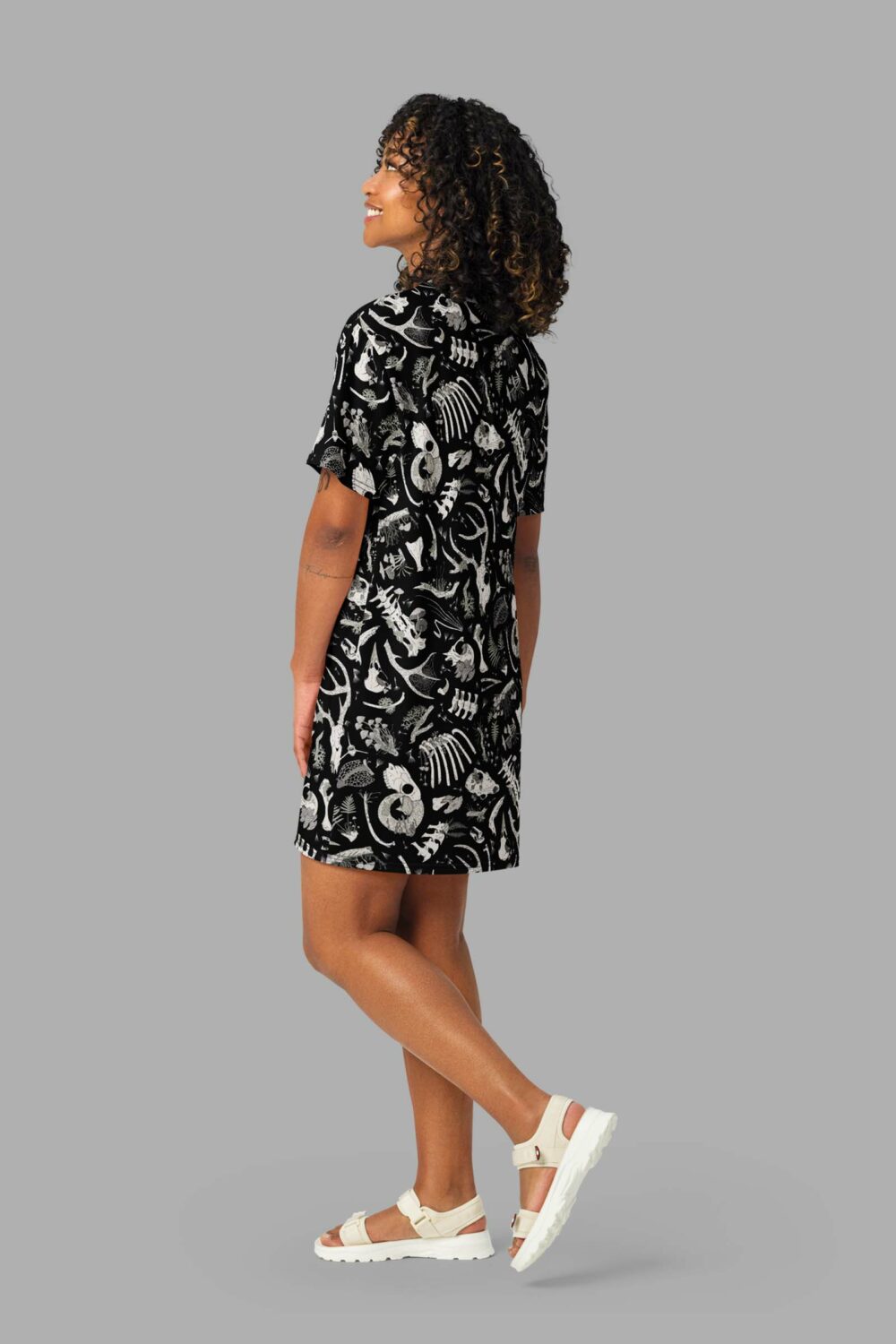 fungalis print t shirt dress