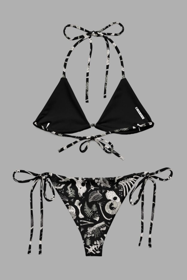 cosmic drifters fungalis print triangle bikini back2