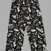 cosmic drifters fungalis print unisex wide leg pants back