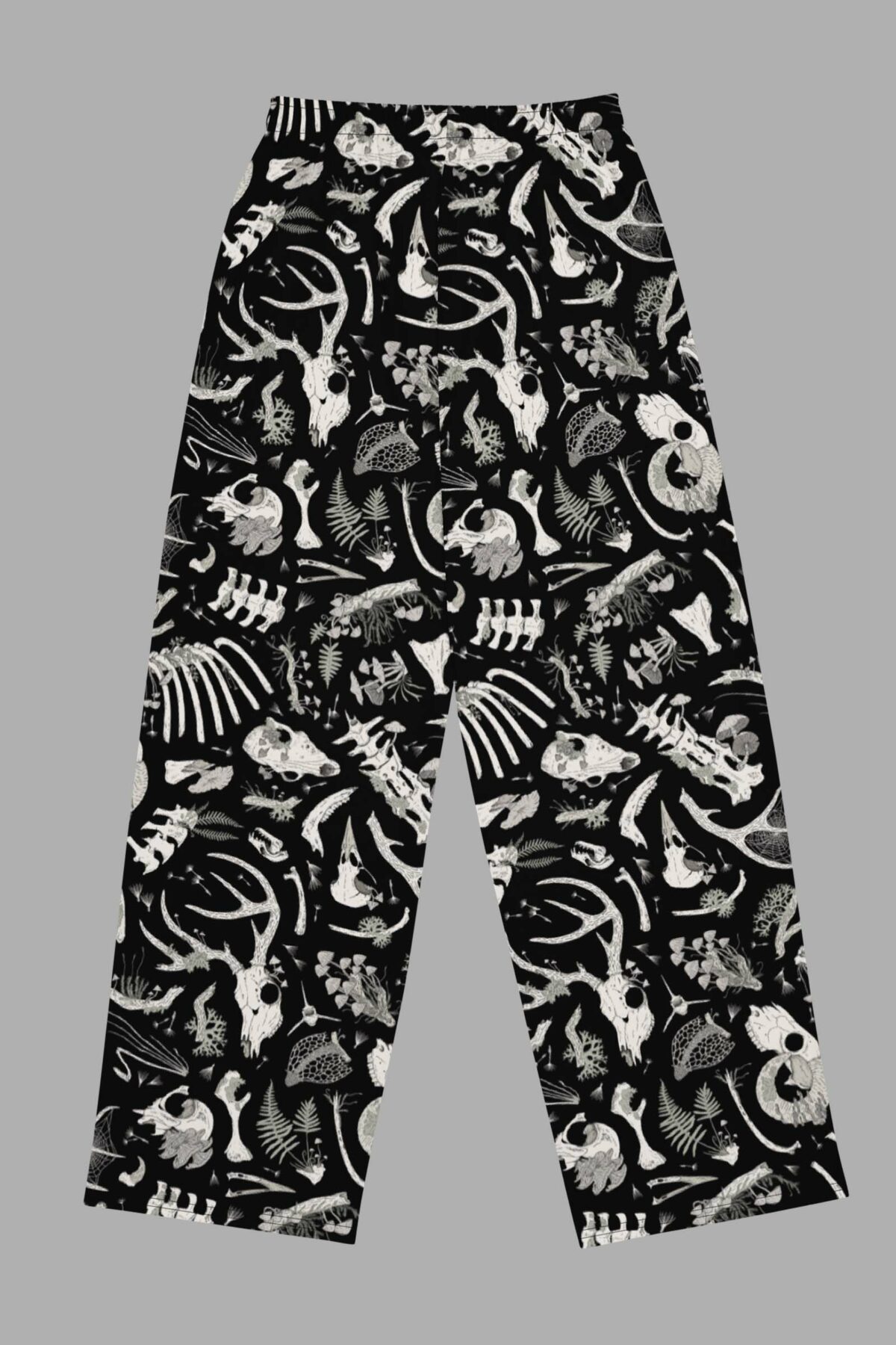 cosmic drifters fungalis print unisex wide leg pants back