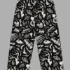 cosmic drifters fungalis print unisex wide leg pants front 2