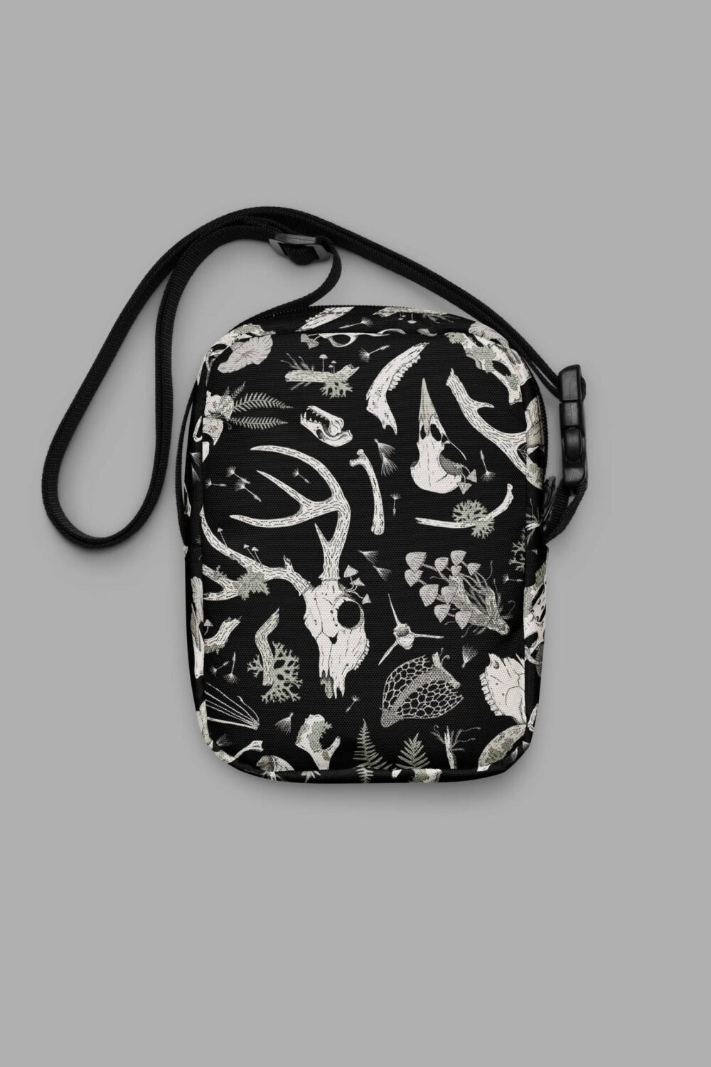 cosmic drifters fungalis print utility crossbody bag 3