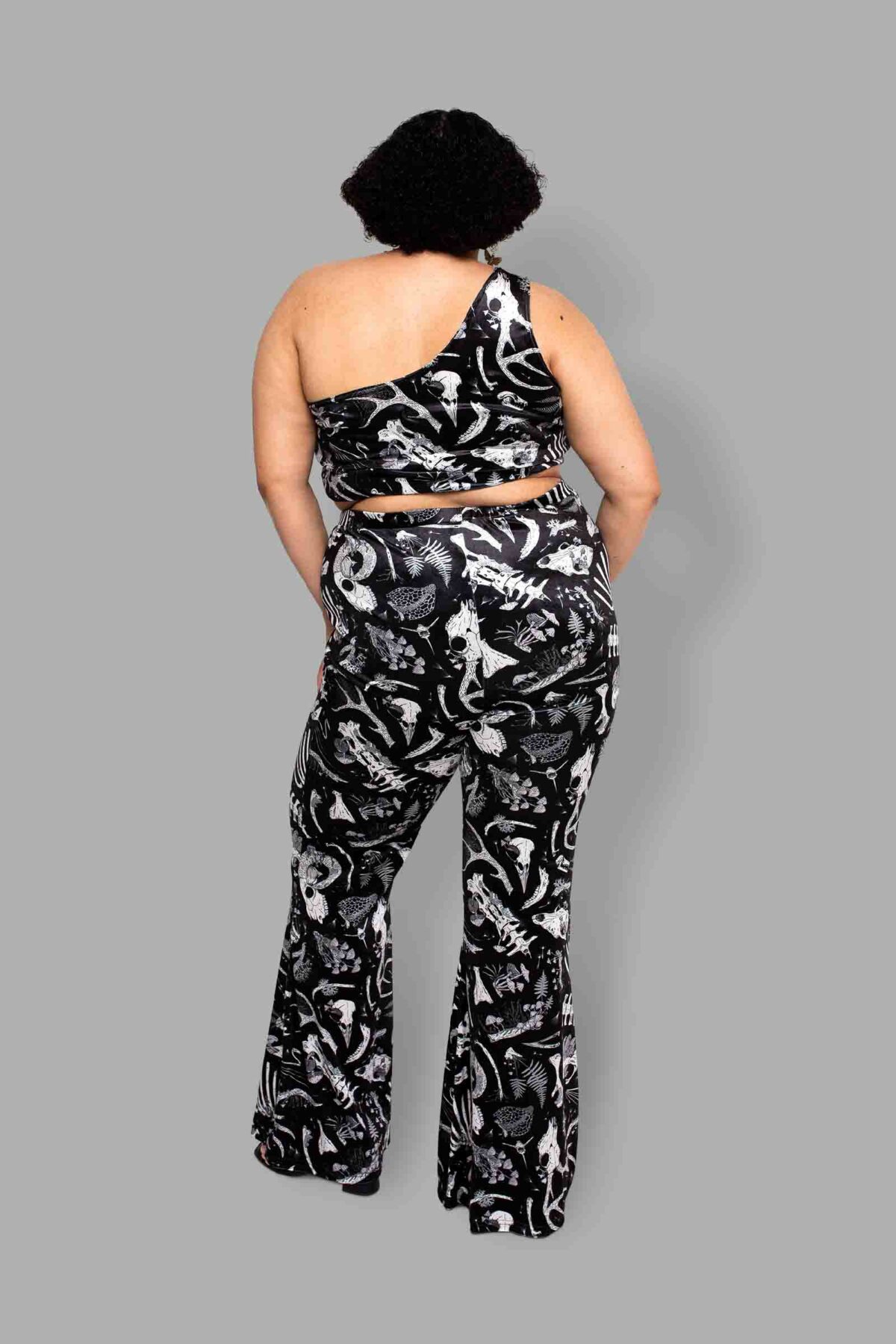 cosmic drifters fungalis print velvet flares back2
