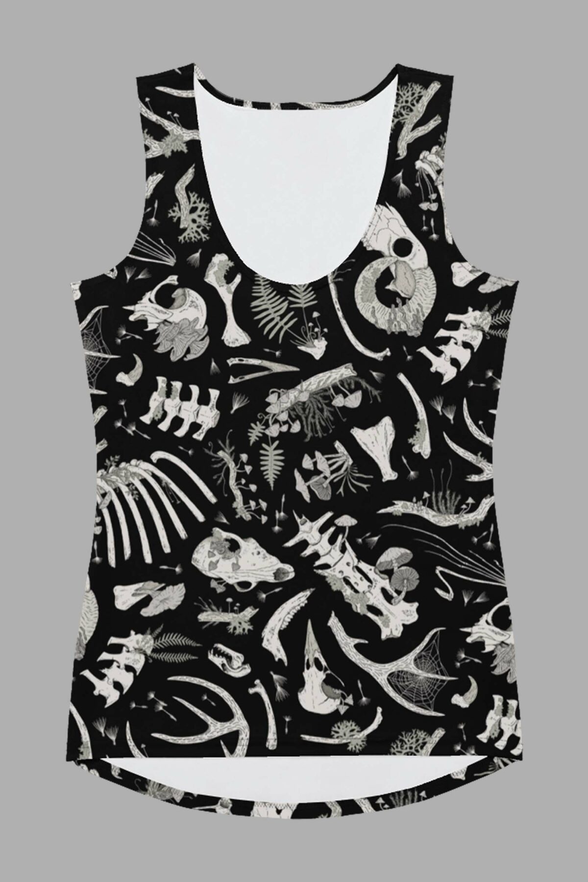 cosmic drifters fungalis print womens tank top front 2