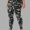 cosmic drifters fungalis print yoga leggings front