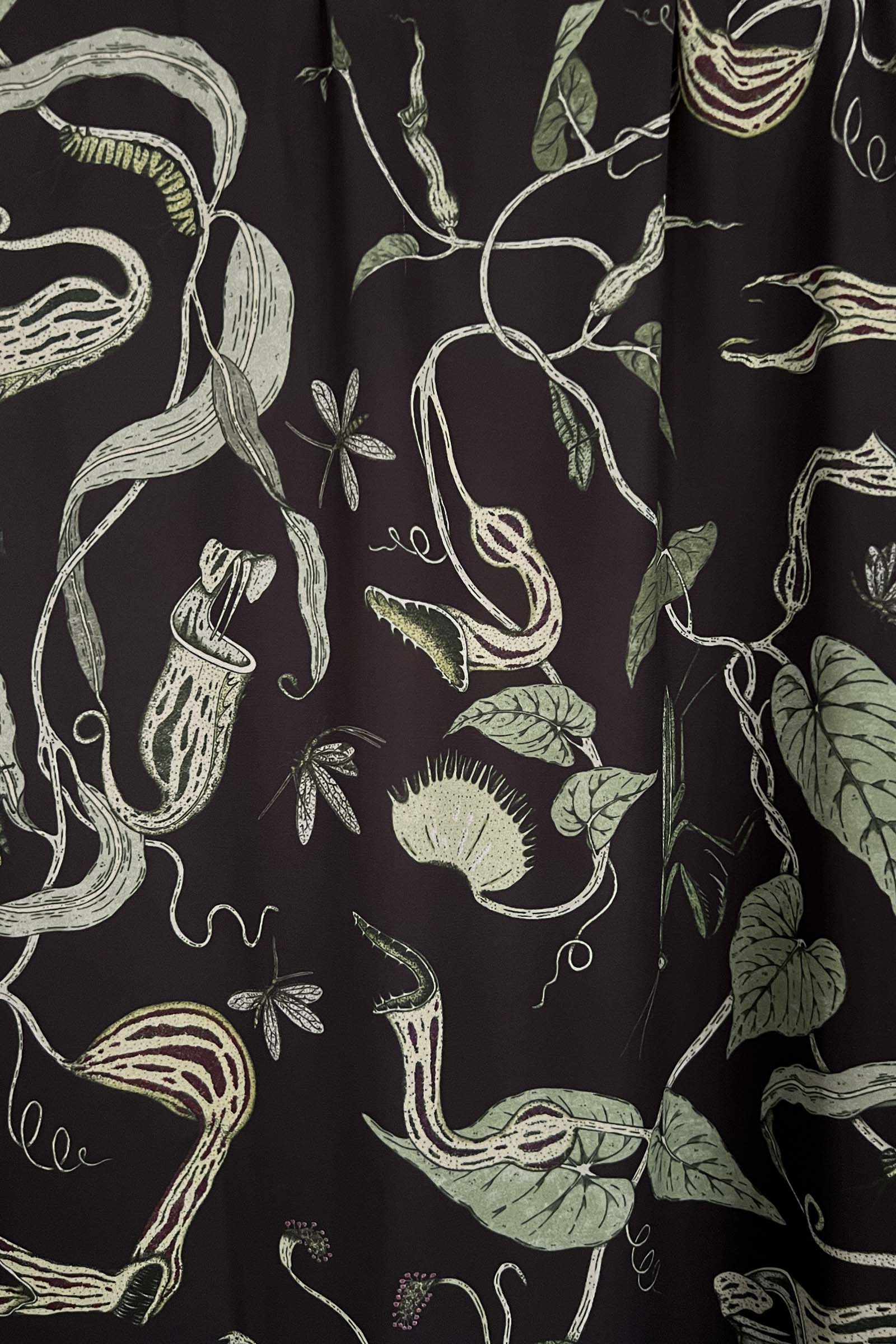 cosmic drifters garden of poison fabric print