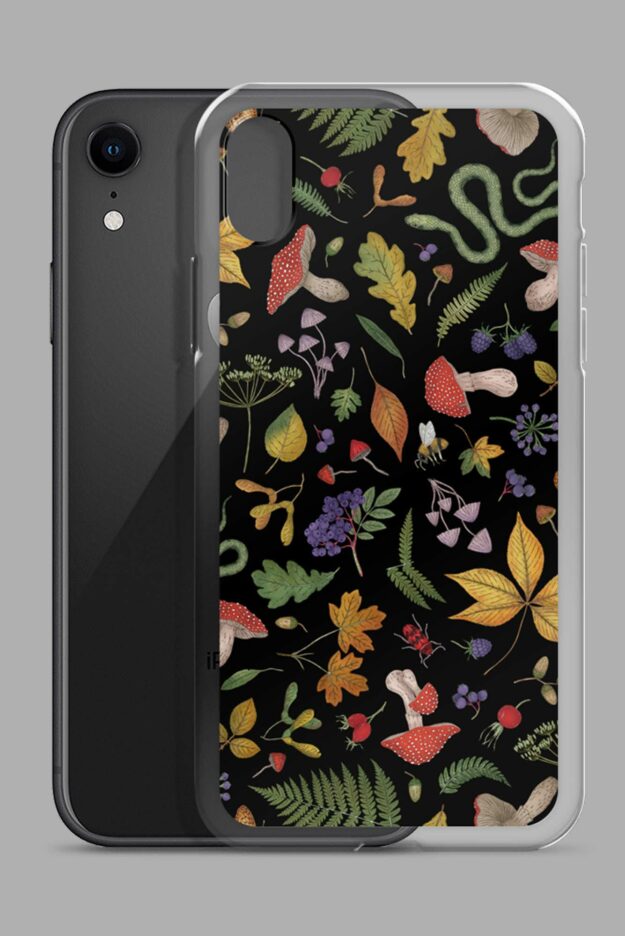 cosmic drifters hedge witch clear case for iphone iphone xr case with phone 64e2646b22823