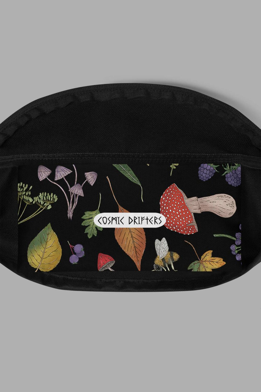 cosmic drifters hedge witch print fanny pack pocket