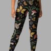 cosmic drifters hedge witch print one piece yoga leggings