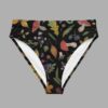 cosmic drifters hedge witch print recycled high waisted bikini bottom front