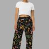 cosmic drifters hedge witch print wide leg lounge pants front