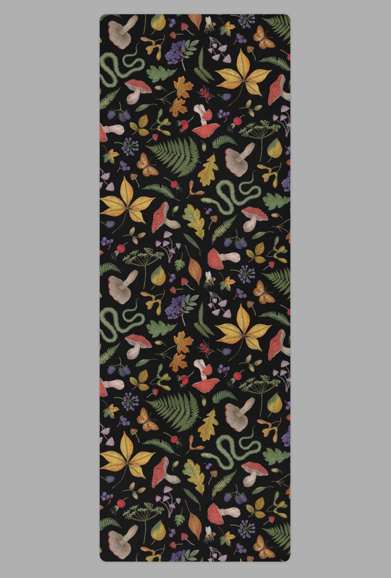 cosmic drifters hedge witch print yoga mat