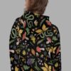 cosmic drifters hoodie back hedge witch print