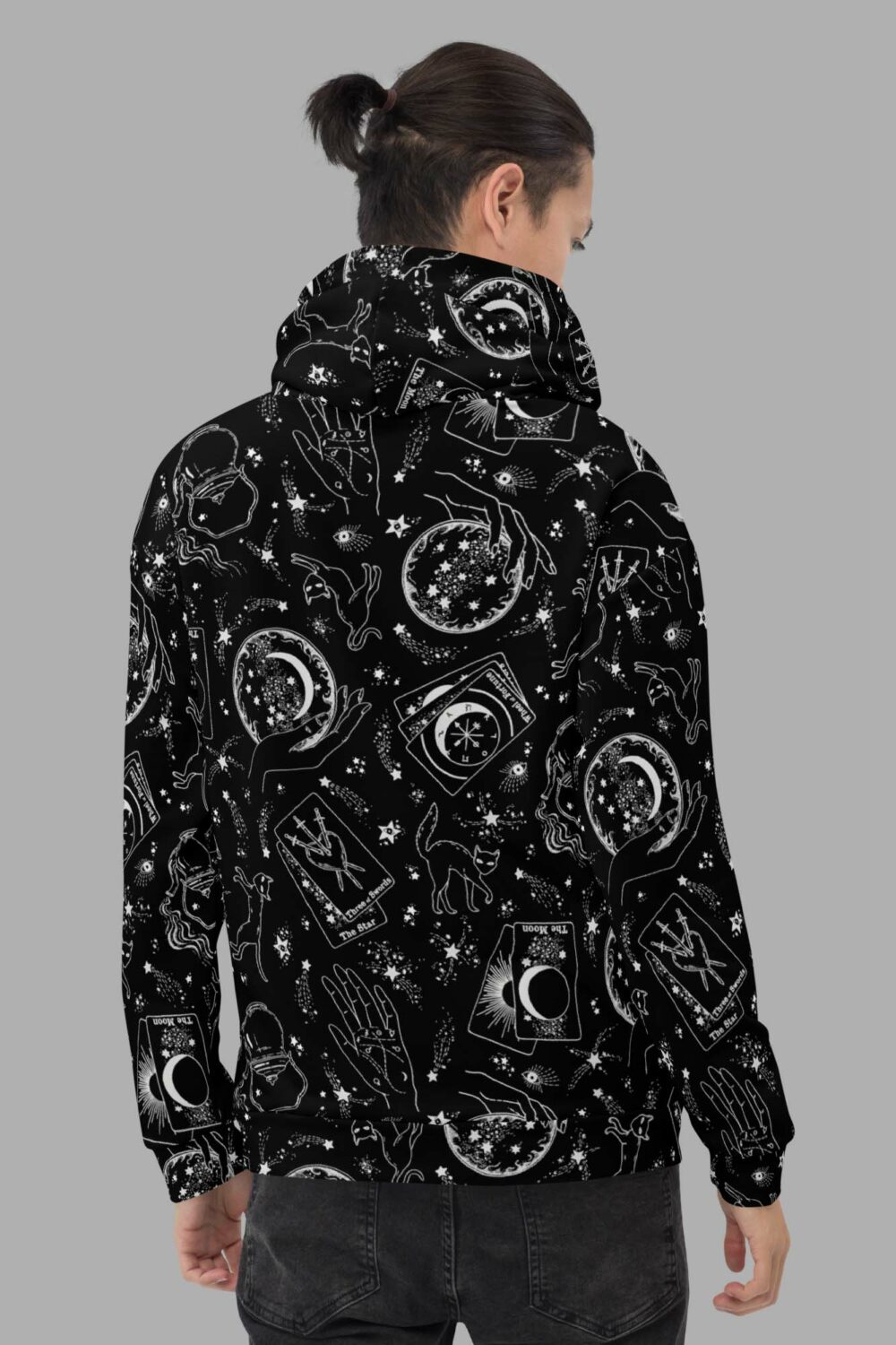 cosmic drifters hoodie back travelling carnival print