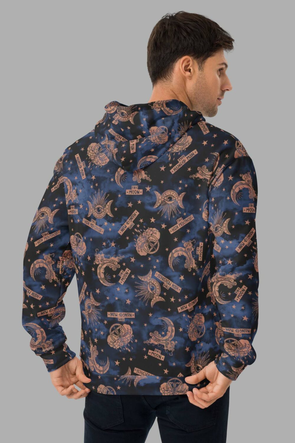 cosmic drifters hoodie back2 tarot print