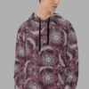 cosmic drifters hoodie front pink suns moons print