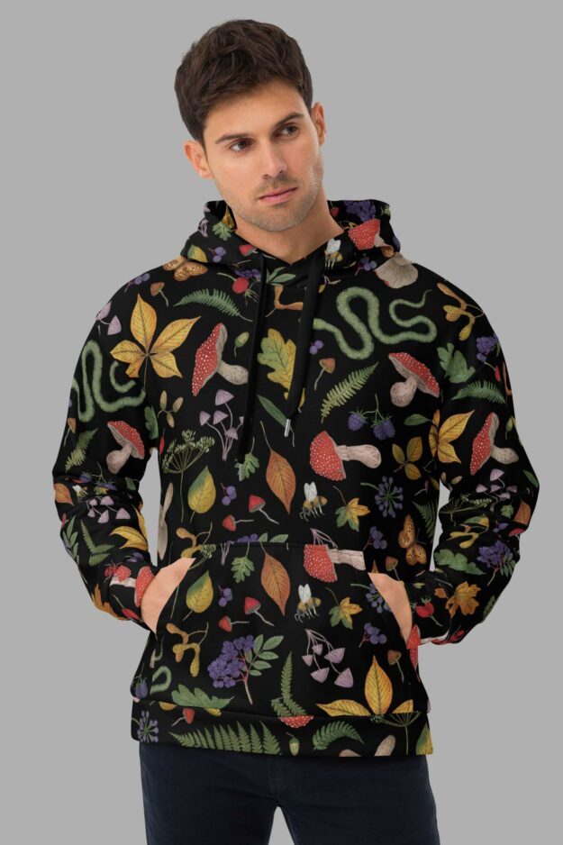 cosmic drifters hoodie frotn2 hedge witch print