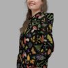 cosmic drifters hoodie side hedge witch print