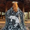 imbolc soft woven tapestry blanket limited edition