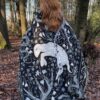 imbolc soft woven tapestry blanket limited edition