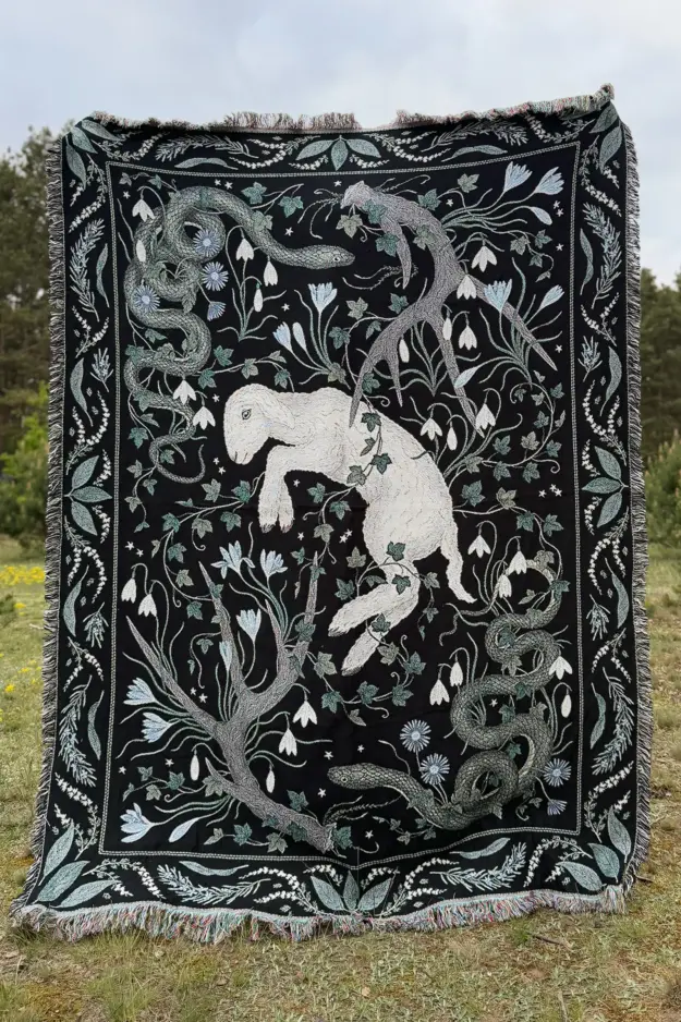 cosmic drifters imbolc tapestry full design