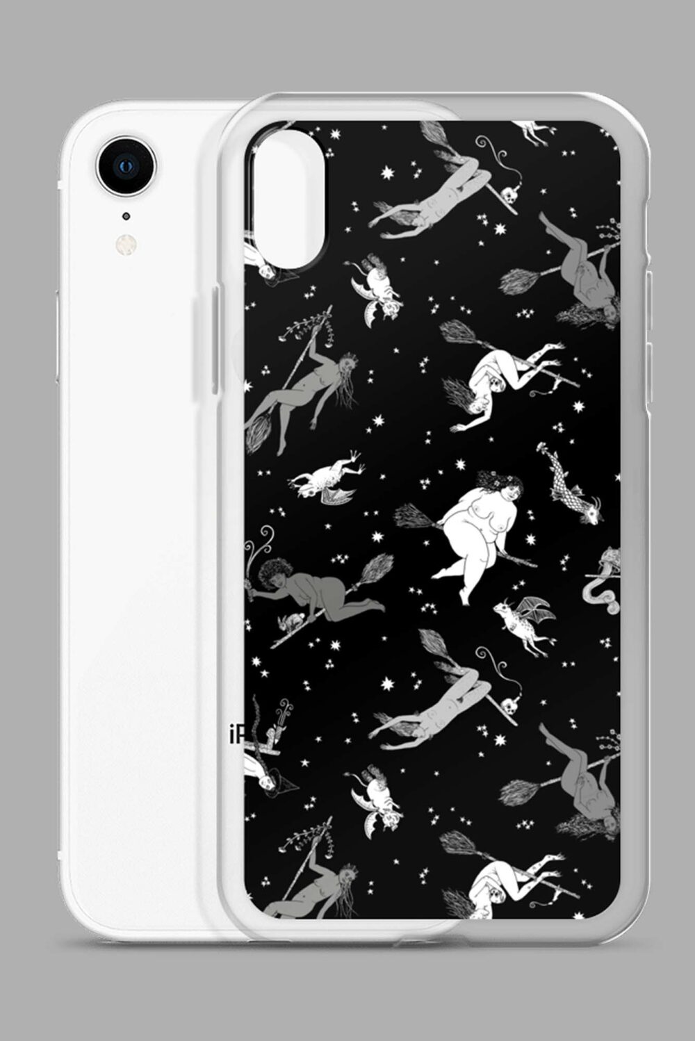 cosmic drifters intersectional witches clear case for iphone iphone xr case with phone 64e2679fe3c24