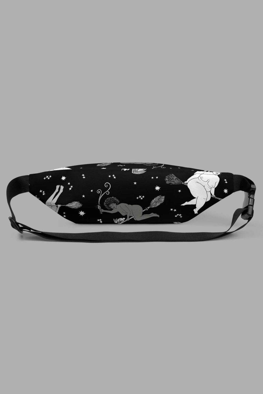 cosmic drifters intersectional witches print fanny pack back
