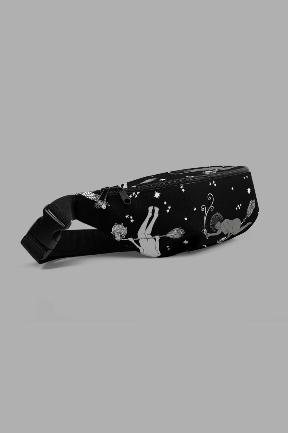 cosmic drifters intersectional witches print fanny pack side