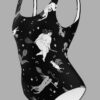 cosmic drifters intersectional witches print one piece swimsuit side2